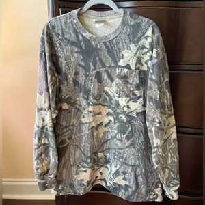 CAMO, Mossy Oak, vintage, long sleeve
